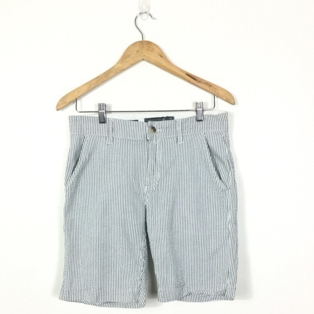 Hawkins‎ McGill seersucker Striped shorts tailored fit Bermuda 30